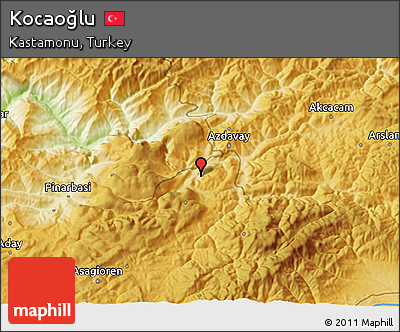 Physical 3D Map of Kocaoğlu