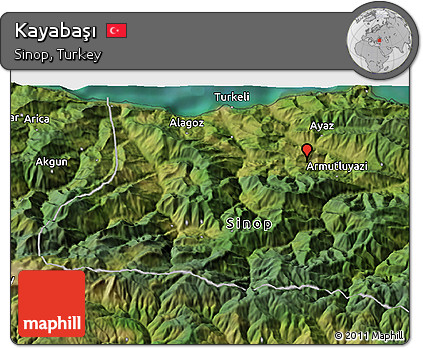 Satellite 3D Map of Kayabaşı