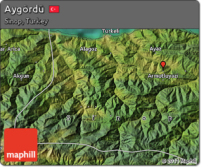 Satellite Map of Aygördü