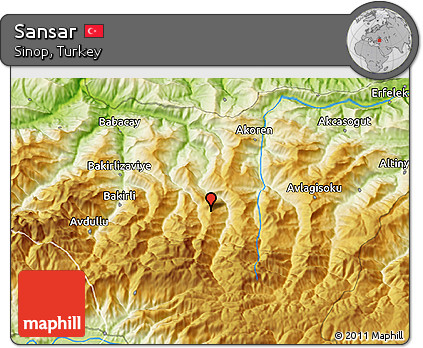 Physical 3D Map of Sansar