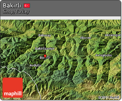 Satellite 3D Map of Bakırlı