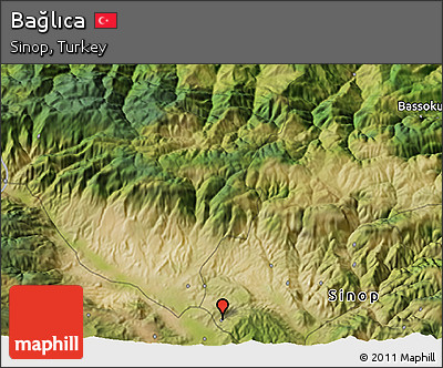 Satellite 3D Map of Bağlıca