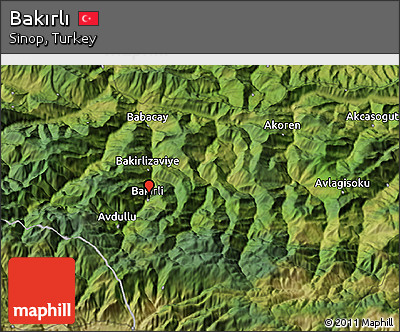 Satellite 3D Map of Bakırlı