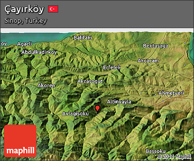 Satellite 3D Map of Çayırköy