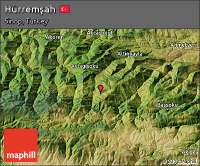Satellite 3D Map of Hürremşah