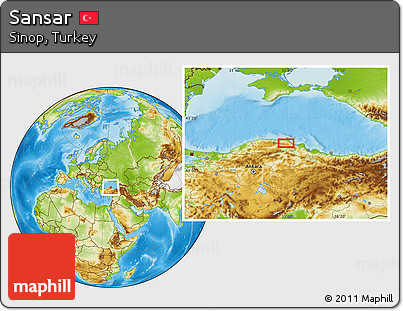 Physical Location Map of Sansar