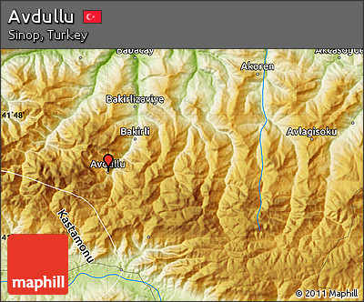 Physical Map of Avdullu