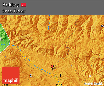 Political Map of Bektaş