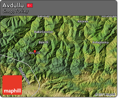 Satellite Map of Avdullu