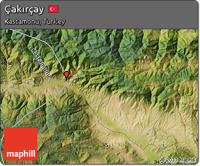 Satellite Map of Çakırçay