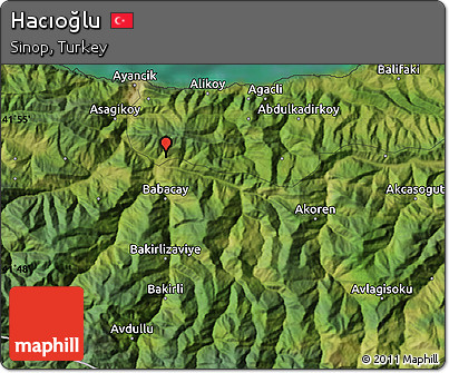 Satellite Map of Hacıoğlu