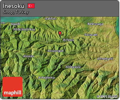 Satellite Map of İnesökü