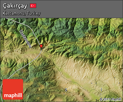 Satellite Map of Çakırçay