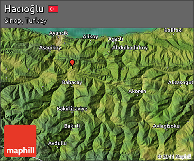Satellite Map of Hacıoğlu