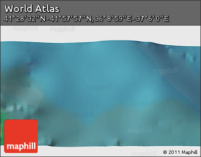Satellite 3D Map of the Area around 41° 43' 14" N, 36° 37' 30" E