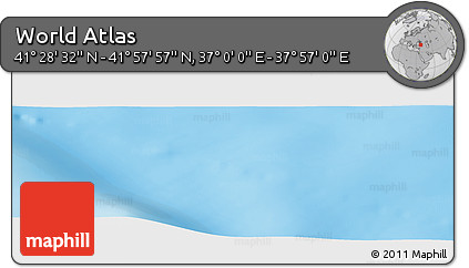 Physical Panoramic Map of the Area around 41° 43' 14" N, 37° 28' 30" E