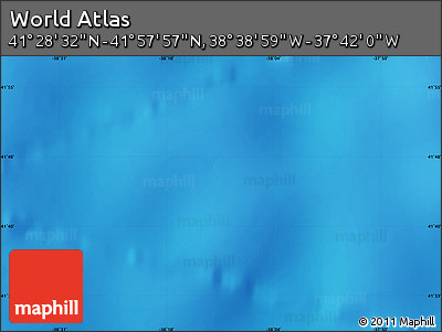 Physical Map of the Area around 41° 43' 14" N, 38° 10' 29" W