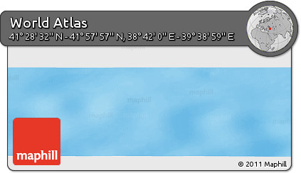 Physical Panoramic Map of the Area around 41° 43' 14" N, 39° 10' 29" E
