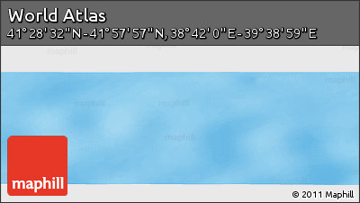 Physical Panoramic Map of the Area around 41° 43' 14" N, 39° 10' 29" E