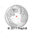 Outline Map of the Area around 41° 43' 14" N, 39° 52' 30" W, rectangular outline