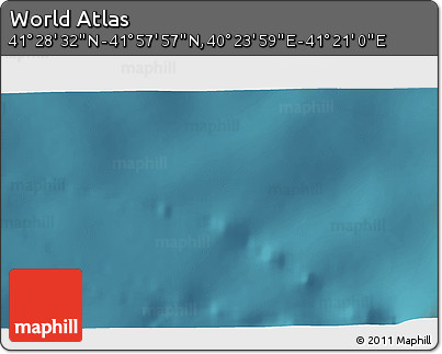 Satellite 3D Map of the Area around 41° 43' 14" N, 40° 52' 30" E