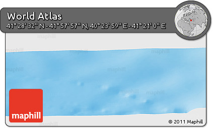 Physical Panoramic Map of the Area around 41° 43' 14" N, 40° 52' 30" E