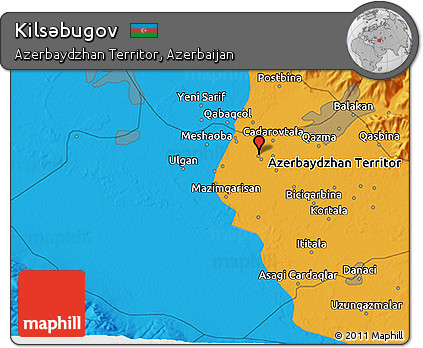 Political 3D Map of Kilsǝbugov