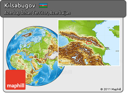 Physical Location Map of Kilsǝbugov