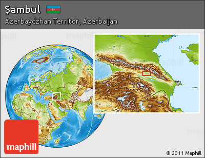 Physical Location Map of Şambul