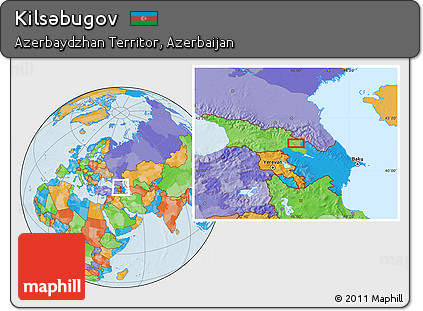 Political Location Map of Kilsǝbugov
