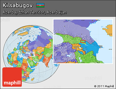 Political Location Map of Kilsǝbugov