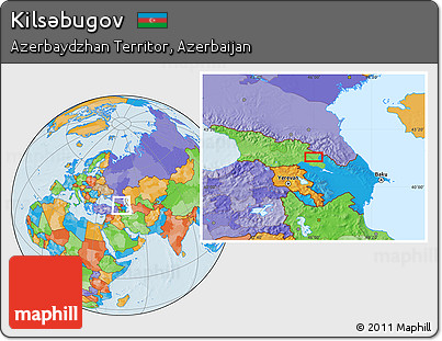 Political Location Map of Kilsǝbugov