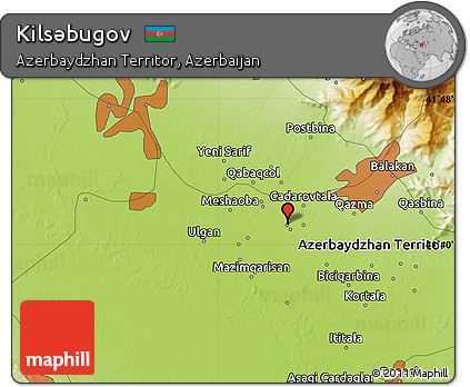 Physical Map of Kilsǝbugov