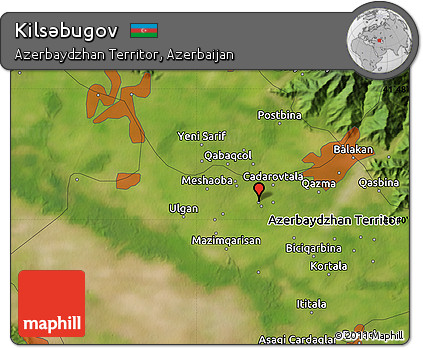 Satellite Map of Kilsǝbugov