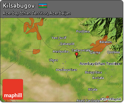 Satellite Map of Kilsǝbugov