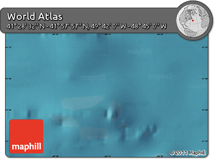 Satellite Map of the Area around 41° 43' 14" N, 49° 13' 30" W