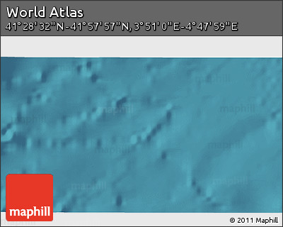 Satellite 3D Map of the Area around 41° 43' 14" N, 4° 19' 30" E