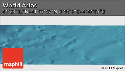 Satellite Panoramic Map of the Area around 41° 43' 14" N, 4° 19' 30" E