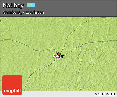 Physical 3D Map of Nalibay