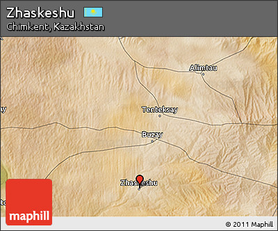 Satellite 3D Map of Zhaskeshu