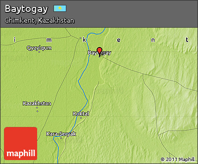 Physical Map of Baytogay