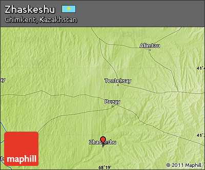 Physical Map of Zhaskeshu