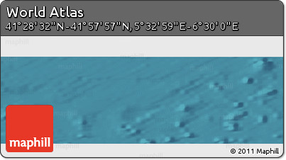 Satellite Panoramic Map of the Area around 41° 43' 14" N, 6° 1' 30" E