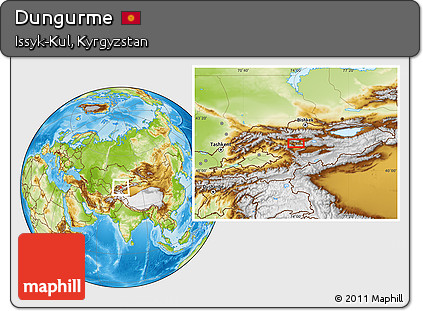 Physical Location Map of Dungurme