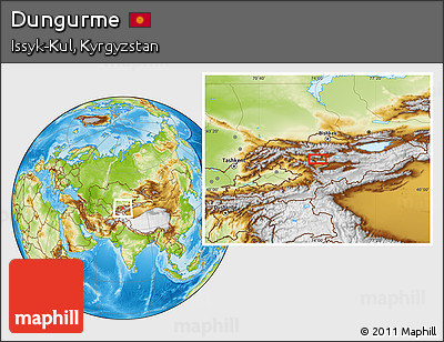 Physical Location Map of Dungurme