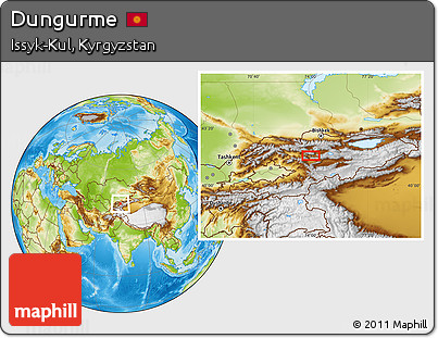 Physical Location Map of Dungurme
