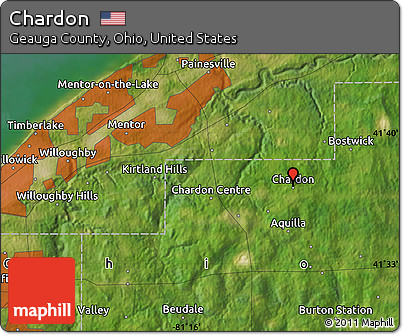 Satellite Map of Chardon