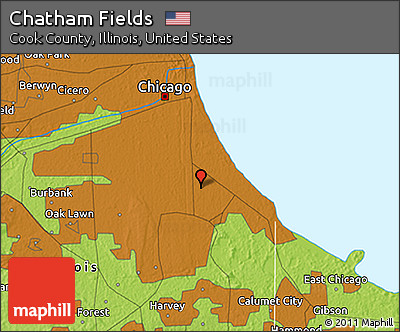 Physical 3D Map of Chatham Fields