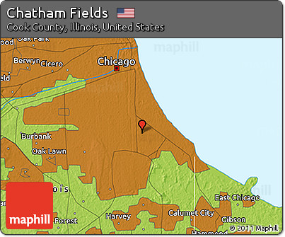 Physical 3D Map of Chatham Fields