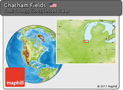 Physical Location Map of Chatham Fields